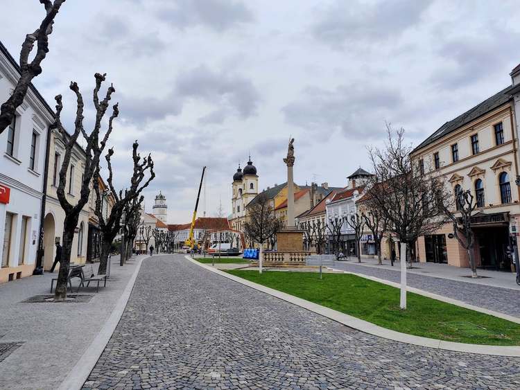 Trencsény főtere