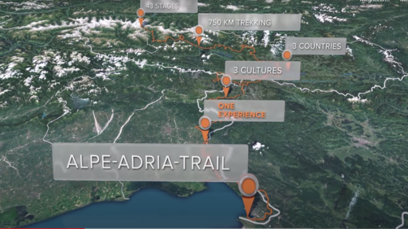 Alpok Adria túraútvonal