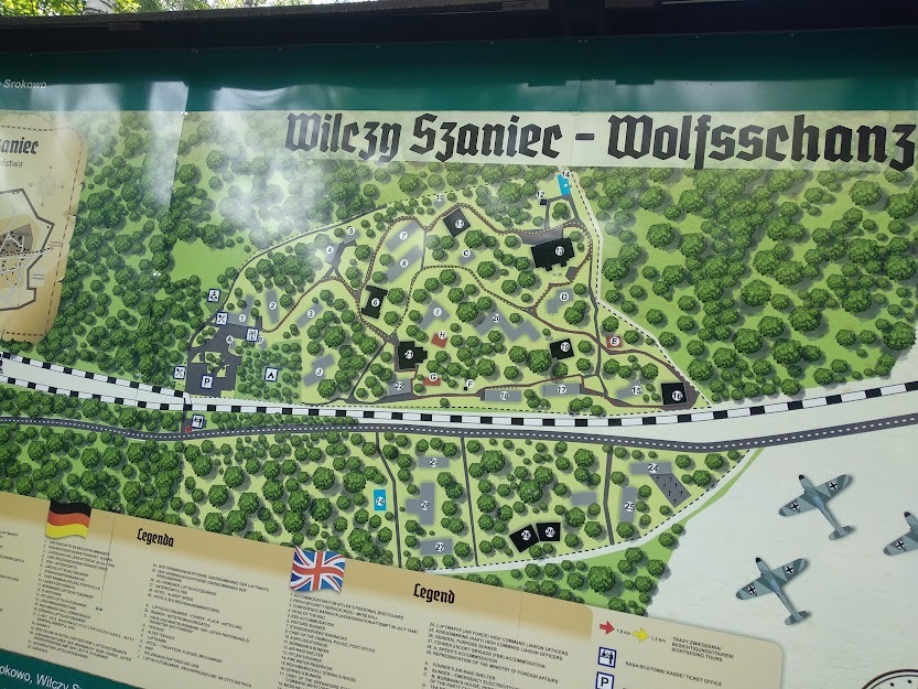 Wolfschanze térkép